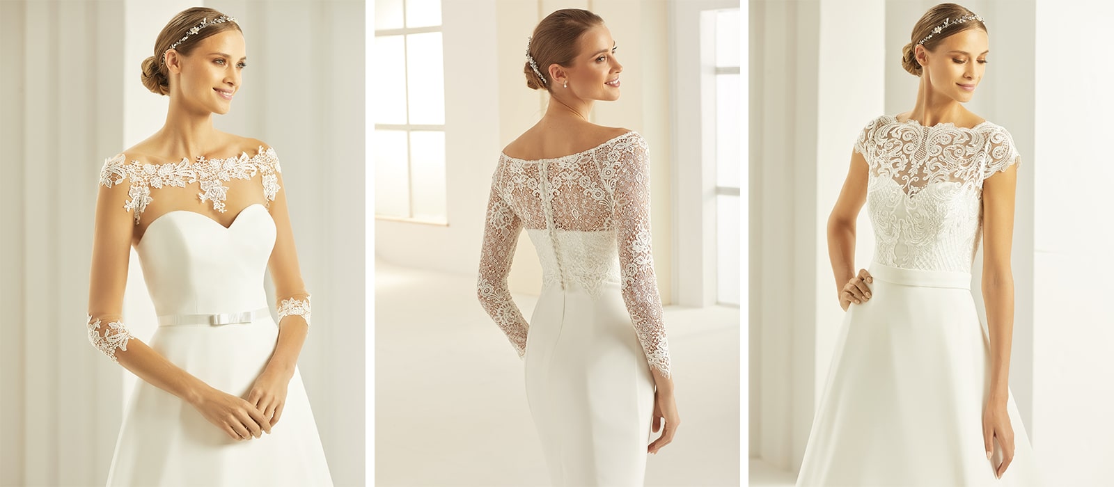 Bridal bolero lace best sale